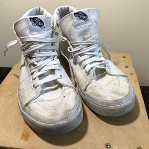 VANS White ankle boots